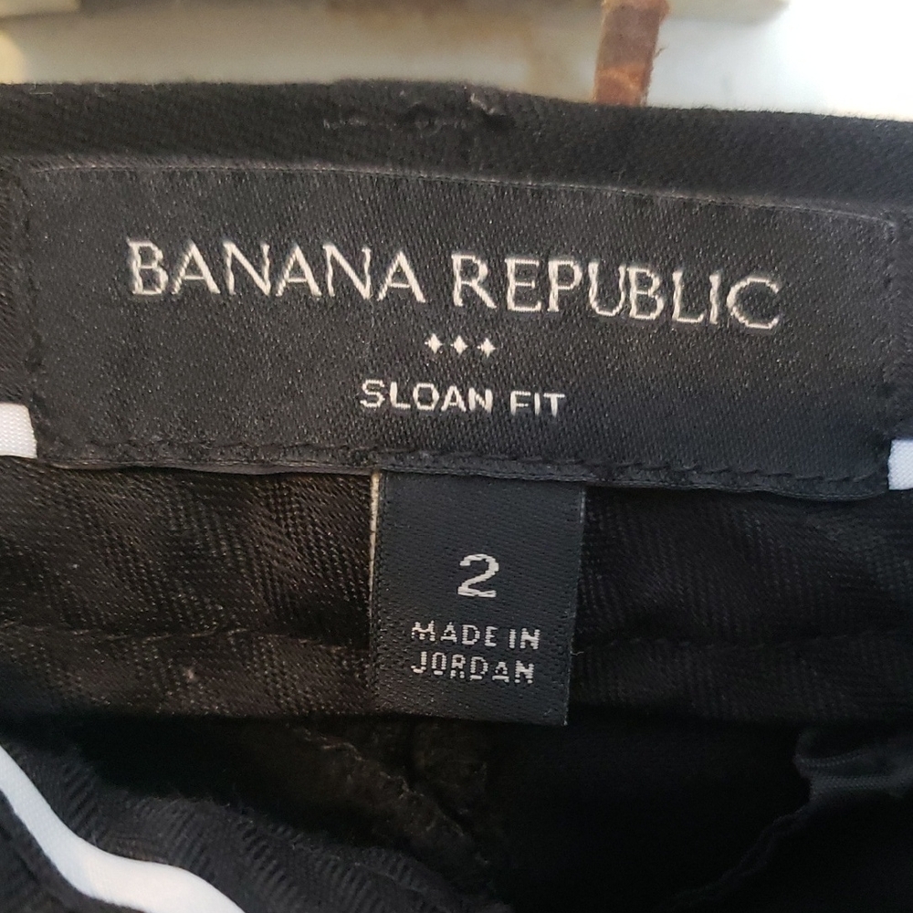 Banana Republic Sloan Fit Pants - Black